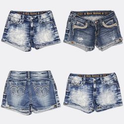 Rock Revival Denim Shorts WR-2853B15