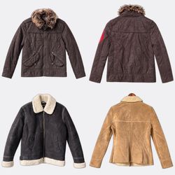 1135 Vestes en daim et en peau lainée