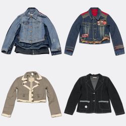 Y2K Denim Jacket – Vintage Oversized Casual Jacket..