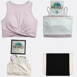 Women's Sports Bras and Activewear Tops Bundle.MT0..