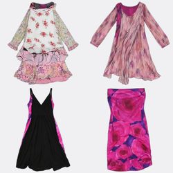 Y2k Floral and Patterned Women's Dresses