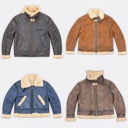 Vintage Shearling Flight Jackets