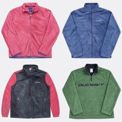 Mix-Brand Fleece Jackets Pullovers
