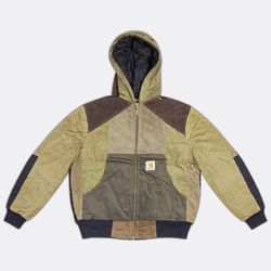 Upcycle Carhartt coudray patche Hooded Jackets