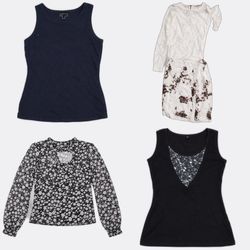 Women's Printed and Sheer Blouses Lot