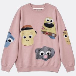 Upcycle Crewneck Sweatshirt With Tapestry (Dv-10-1..