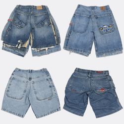 Jnco Denim and Cargo Shorts