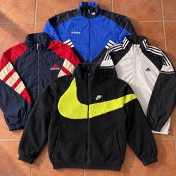 adidas Nike Vintage Track Jackets and Windbreakers
