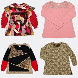 Women Printed Blouses and Tops Selection