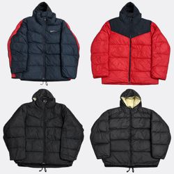 Nike Hooded Zip Up Puffer Jackets