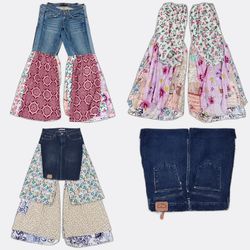 CR13410 Upcycled Levi's Flare Jeans Bundle
