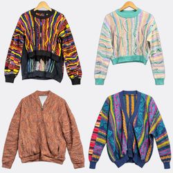 1031 coogi スタイルのニットセーター