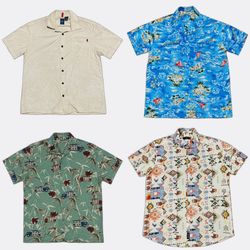 Hawaiian and Patterned Short Sleeve Shirts RV # 18..