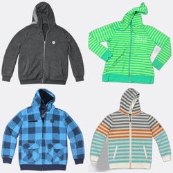 Surf wear Zip Up Hoodies