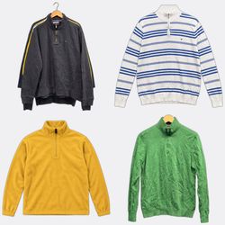 Tommy Hilfiger Quarter Zip Sweaters