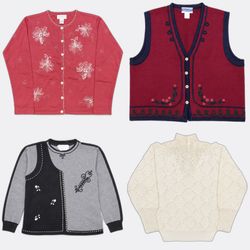Embroidered and Patterned Knitwear Mix