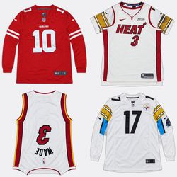 NFL NHL NBA jersey