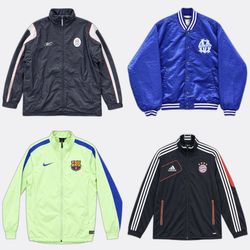 adidas Nike Football Club Windbreaker Jackets