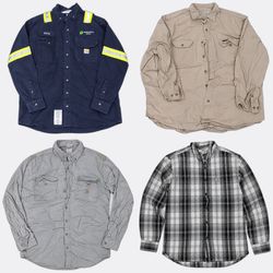 CR13842 Vintage Carhartt Men Shirts Bundle