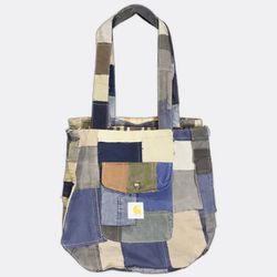 Upcycled Carhartt Patchwork Tote Handbags