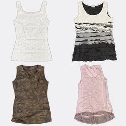 Women's Printed Tank Tops and Camisoles