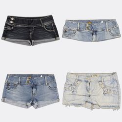 Y2k Denim sexy Shorts Bündel