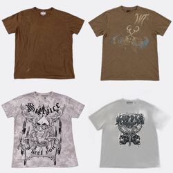 CR13404 Vintage Skull T-Shirts Bundle