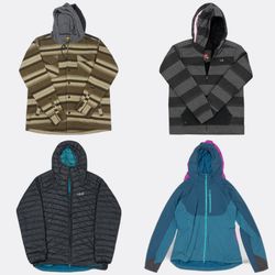 Quiksilver Rab Lulu Lemon Hooded Jackets