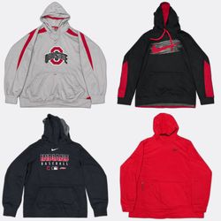 Nike Athletic Pullover Hoodies