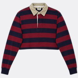 Upcycle Cropped Rugby Shirt (Dv-10-115)