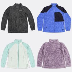 Columbia Zip Up Fleece Jackets
