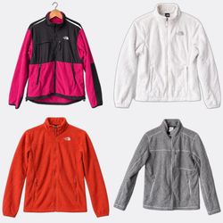 1041 The North Face Fleece Jackets