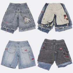 JNCO Denim and Cargo Shorts