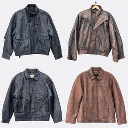 (FV-2861) Eddie Bauer Leather Jackets
