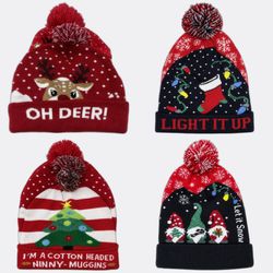 Holiday Christmas Novelty Knit Beanies