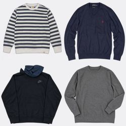 Branded Sweatshirts, Hoodies, Sweaters, Half zippe..