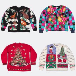 Code#054 Novelty Vintage Knitwear Cardigans and Sw..