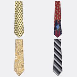 Patterned and Striped Men's Neckties #004