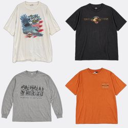 Harley-Davidson  T-Shirts (C-Grade) - Bundle 09
