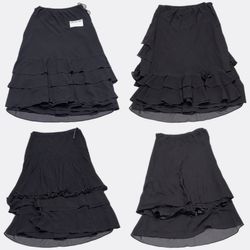 GRV 1-054 Women y2k black maxi long skirts special..