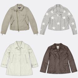 Premium Y2K Leather Jacket – Timeless Retro Style ..