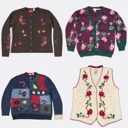 Code# 046 Novelty Christmas Cardigans and Vests