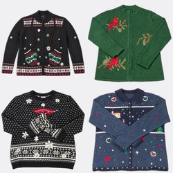 Wholesale Vintage Christmas Sweaters Bundle | 10pc..