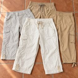 VB-9-123 Y2k Capri Cargo Pants 10 piece