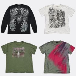 CR13269 Vintage Skull T-Shirts