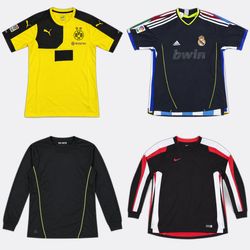 Nike adidas Football Shirts Selection