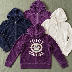 Sudaderas con capucha de terciopelo con cremallera..