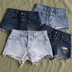 501 Levi's Denim Jean Shorts