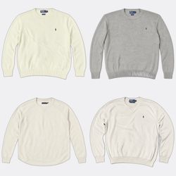 Polo Ralph Lauren Heavy Round Neck Sweaters