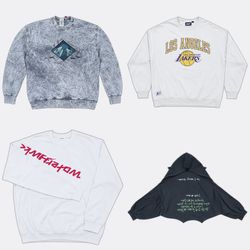 Graphic Print Crewneck Sweatshirts